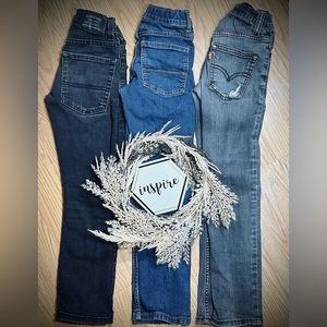 3 pairs of little boys jeans